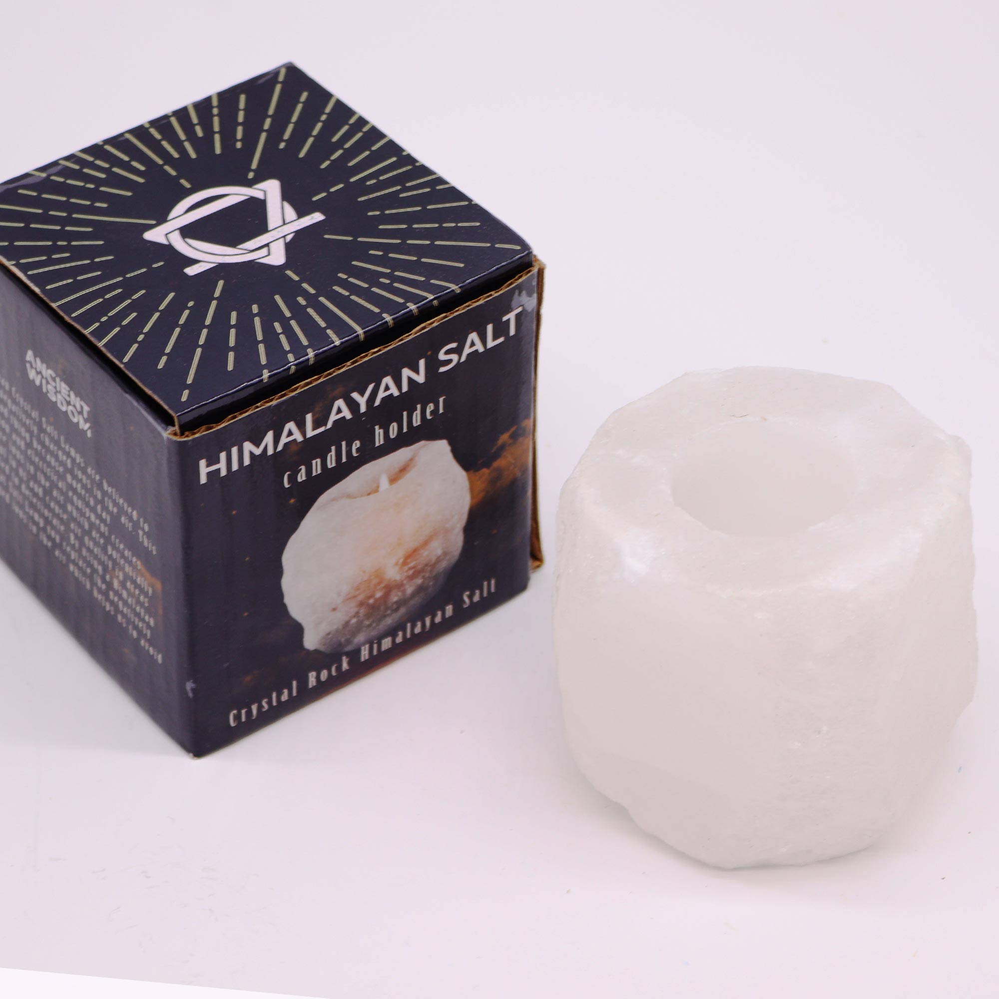Crystal Rock Himalayan Salt Candle Holder 600-800g From Witch, Please!