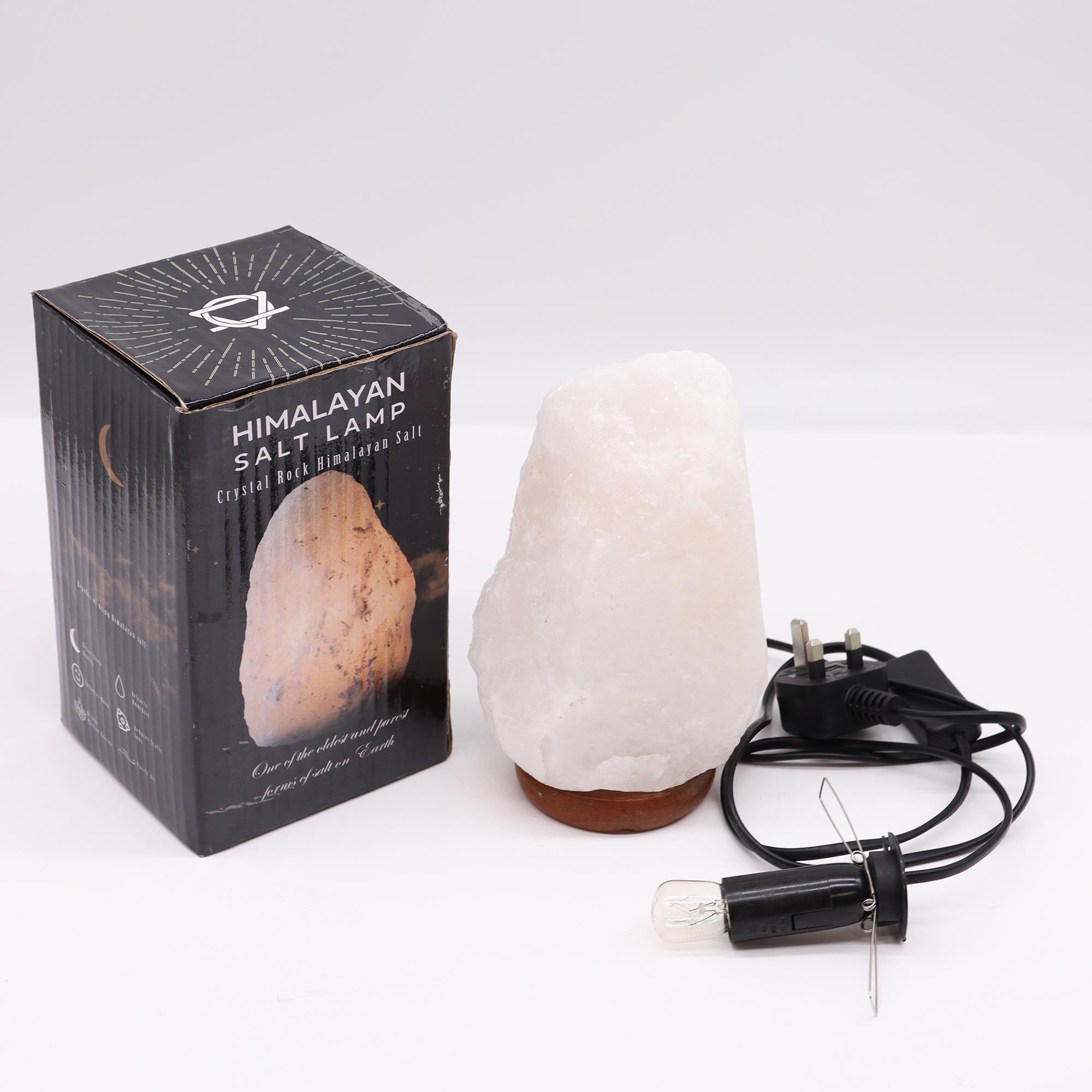 Crystal Rock Himalayan Salt Lamp - & Base apx 2-3kg From Witch, Please!