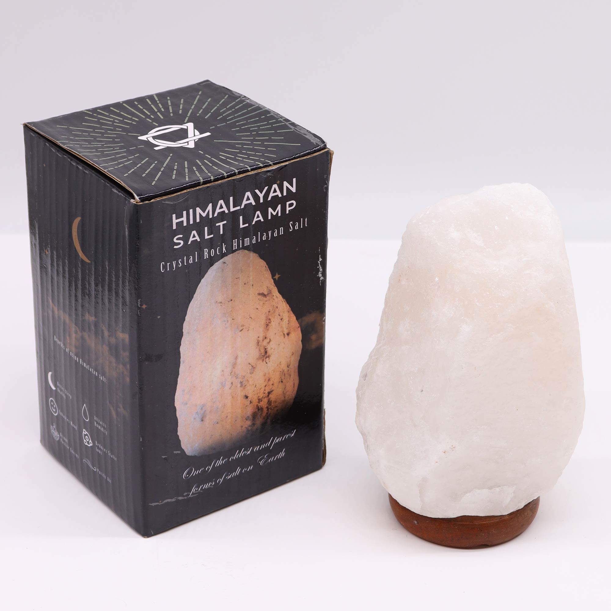 Crystal Rock Himalayan Salt Lamp - & Base apx 2-3kg From Witch, Please!