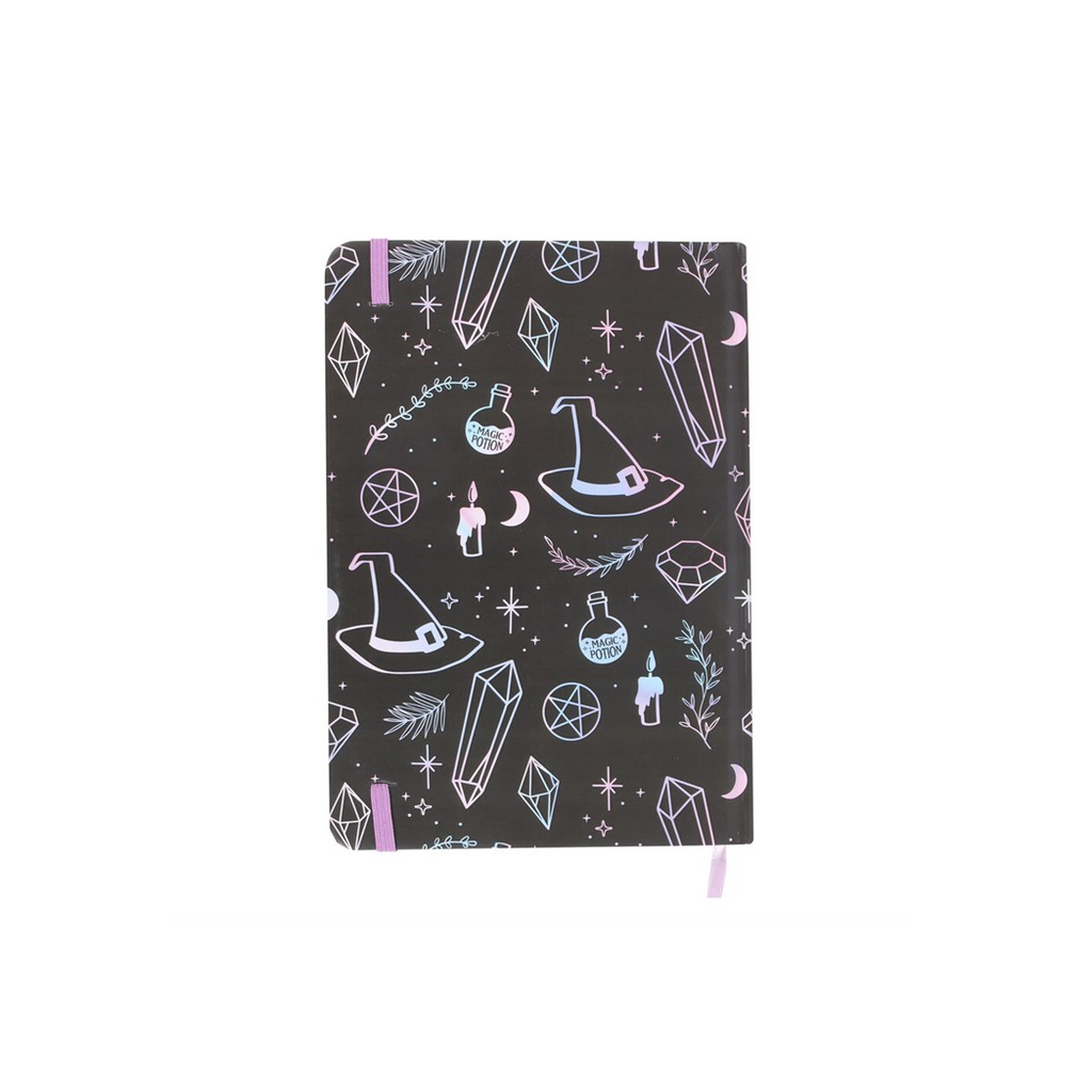 Crystal Witch Print A5 Notebook From Witch, Please!