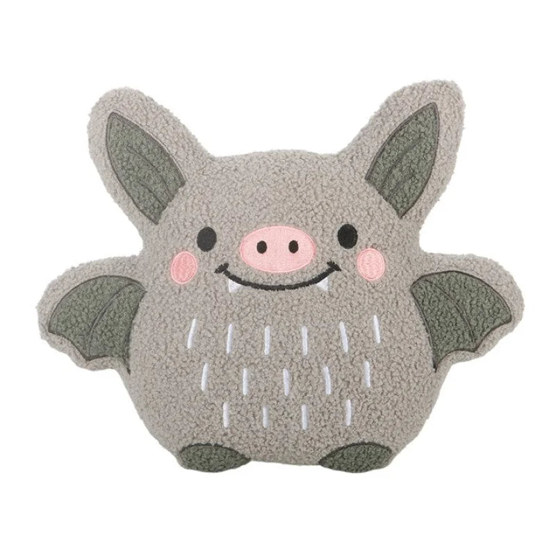 Cute Bat Boucle Cushion