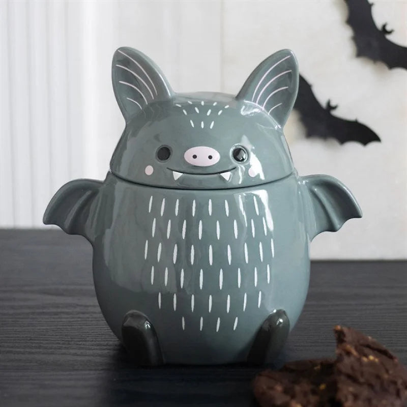 Cute Bat Cookie Jar