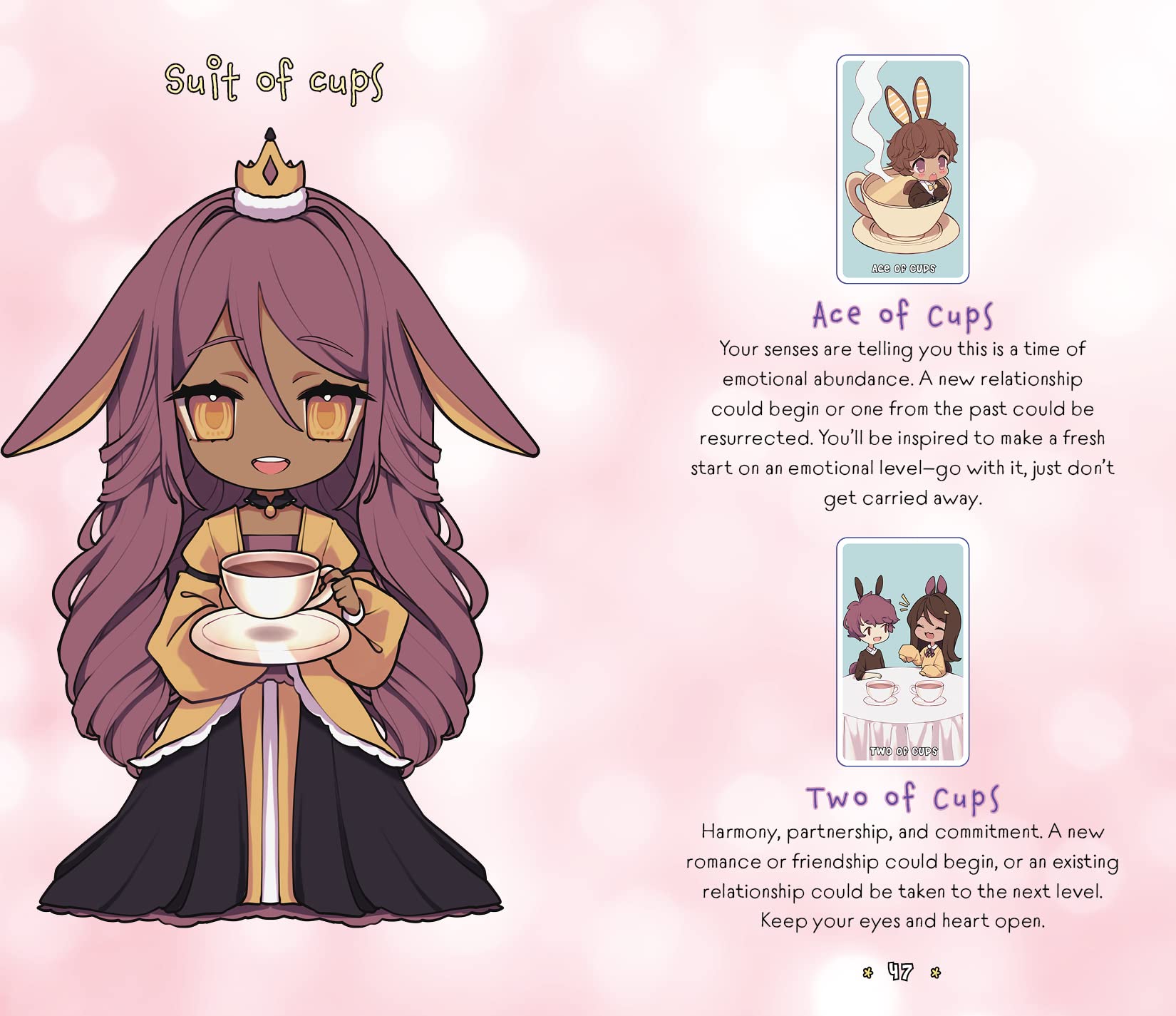 Cute Chibi Tarot : Understanding Tarot with the Chibi Universe - 78 Cards and Guidebook