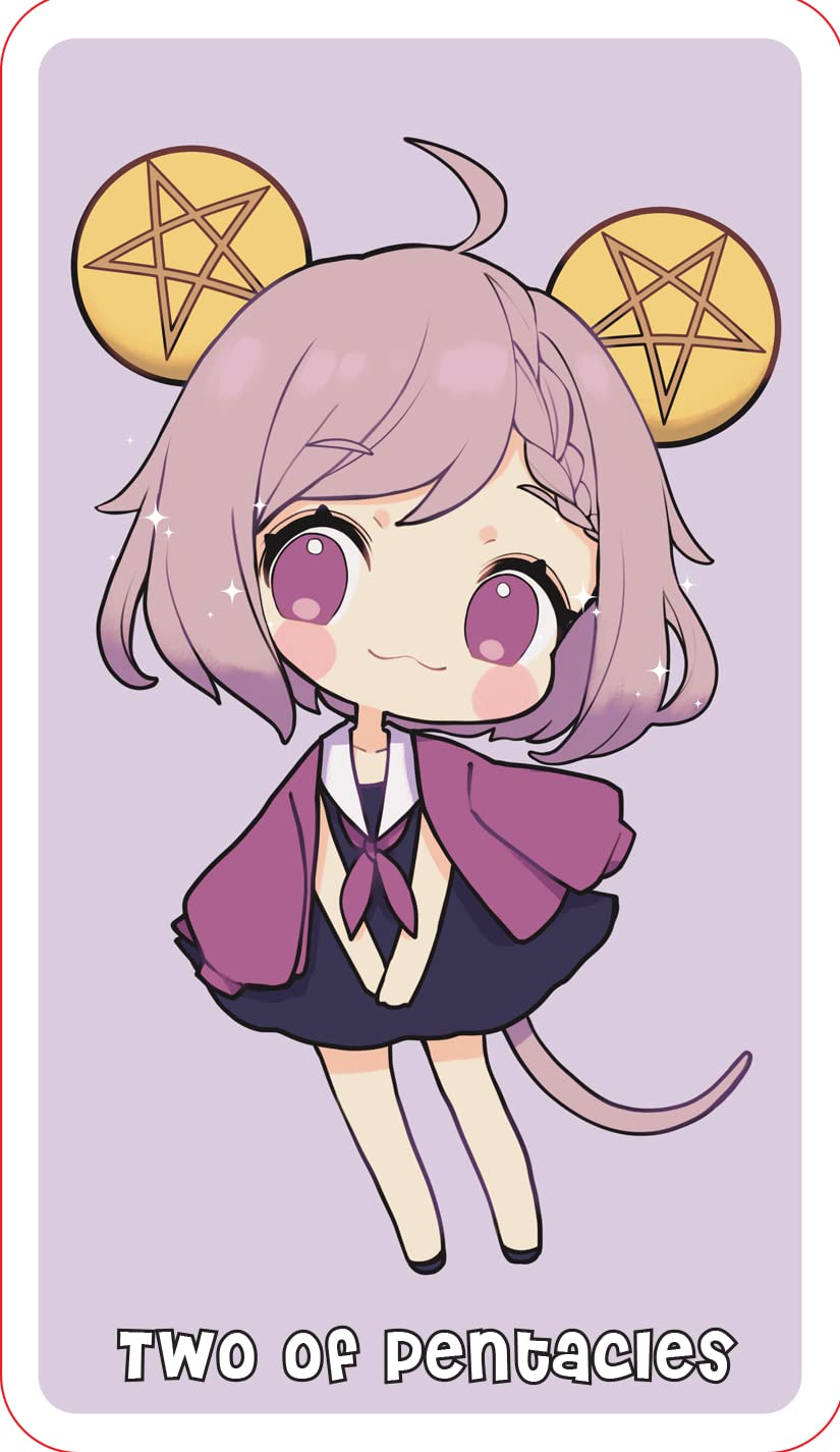 Cute Chibi Tarot : Understanding Tarot with the Chibi Universe - 78 Cards and Guidebook