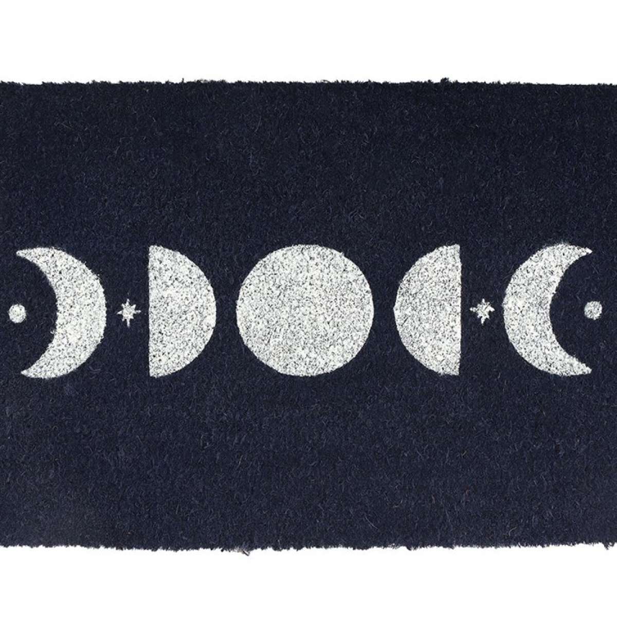 Dark Blue Moon Phase Doormat