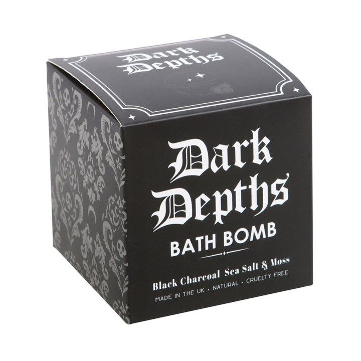 Dark Depths Black Charcoal Bath Bomb From Witch, Please!