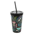 Dark Forest Print Plastic Tumbler with Straw From Witch, Please!