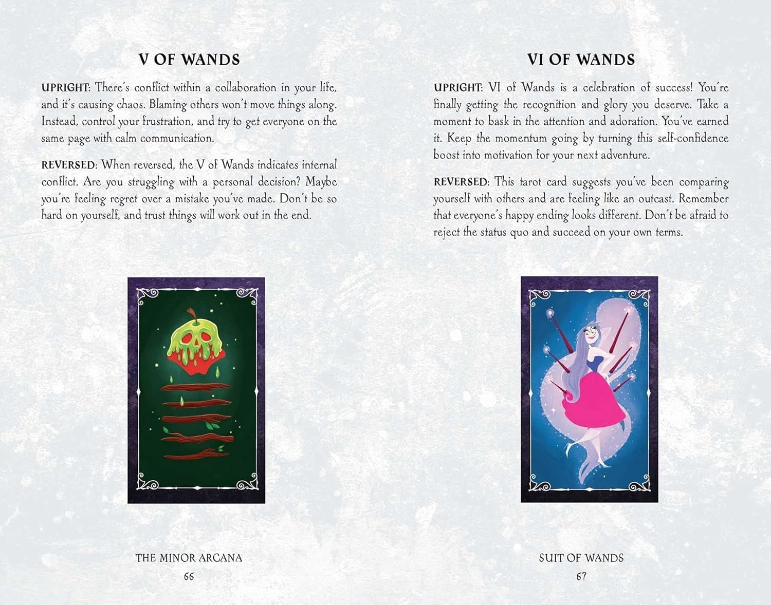 Disney Villains Tarot Deck and Guidebook Hardback Cards