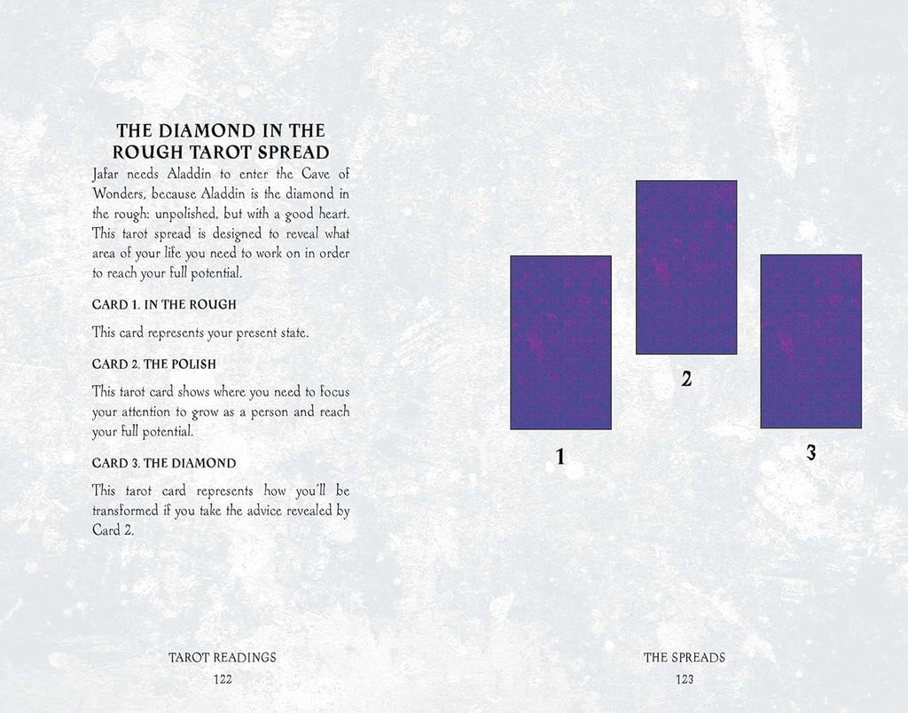 Disney Villains Tarot Deck and Guidebook Hardback Cards