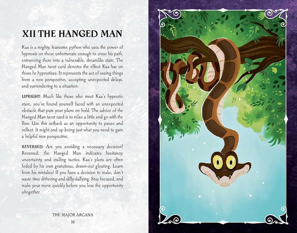 Disney Villains Tarot Deck and Guidebook Hardback Cards