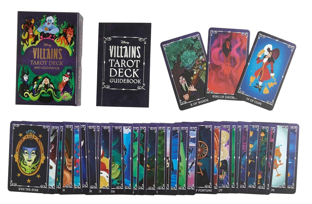 Disney Villains Tarot Deck and Guidebook Hardback Cards