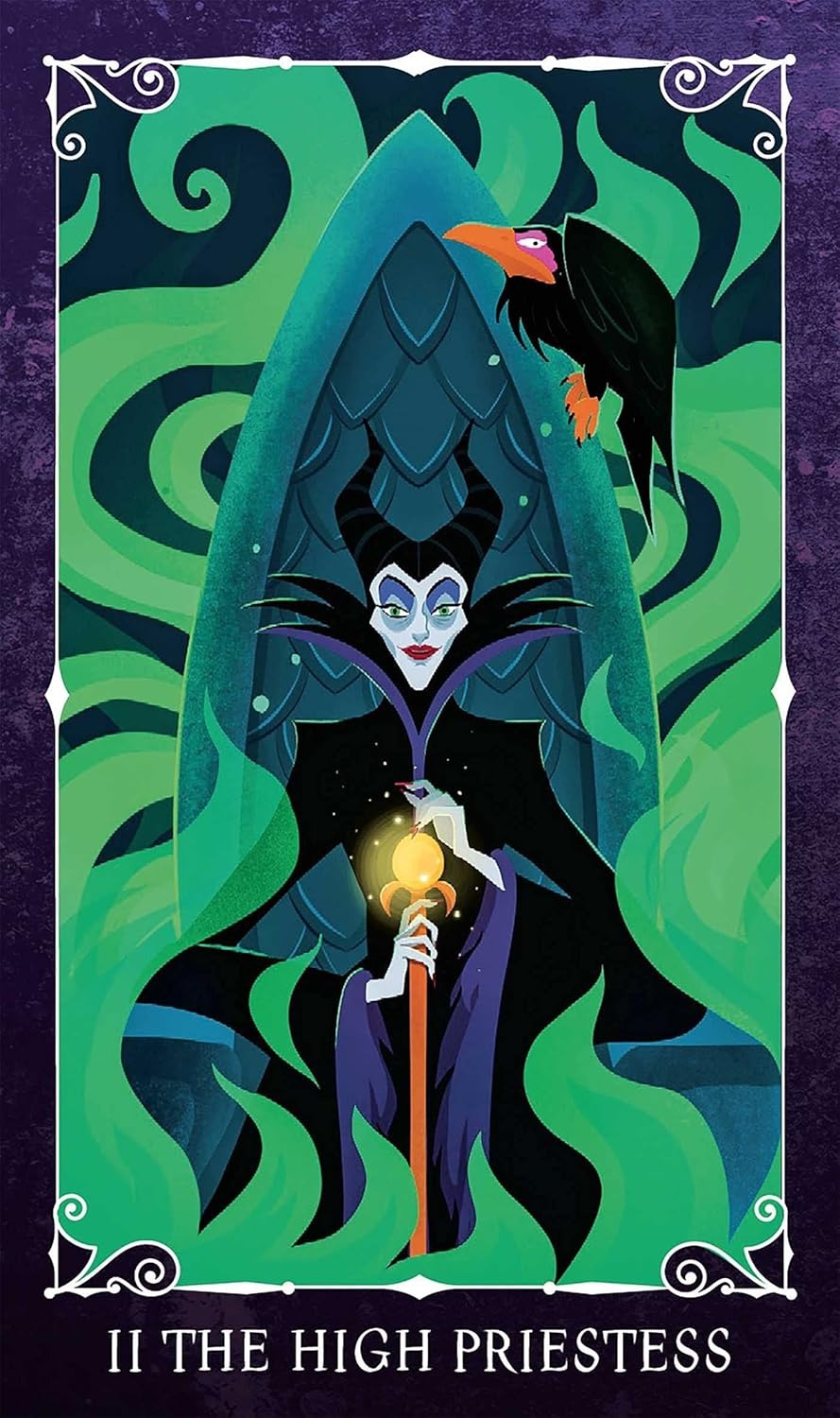 Disney Villains Tarot Deck and Guidebook Hardback Cards