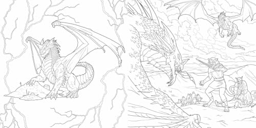 Dragons of the Realms : An Official Dungeons & Dragons Coloring Book