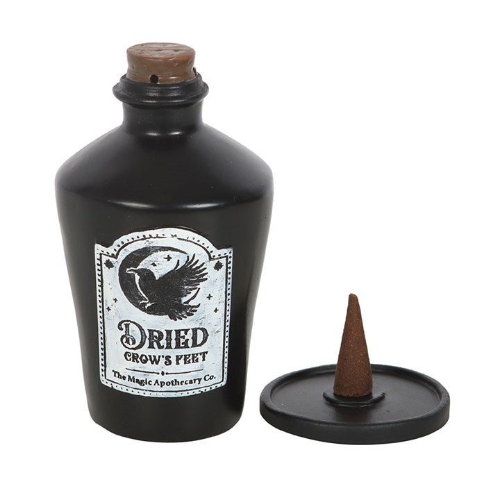 Dried Crow’s Feet Incense Cone Holder
