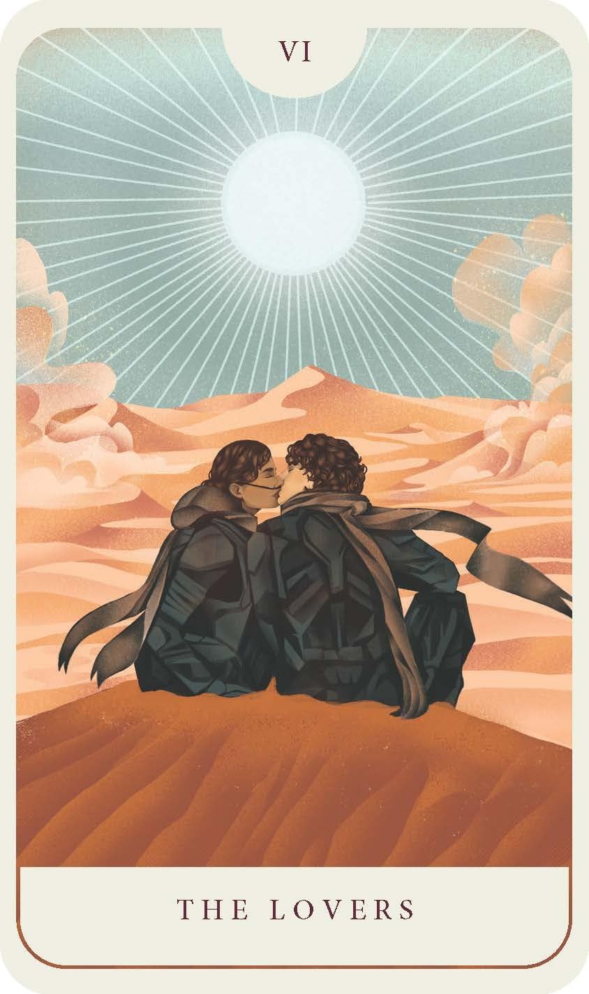 Dune: Bene Gesserit Tarot Deck and Guide Cards