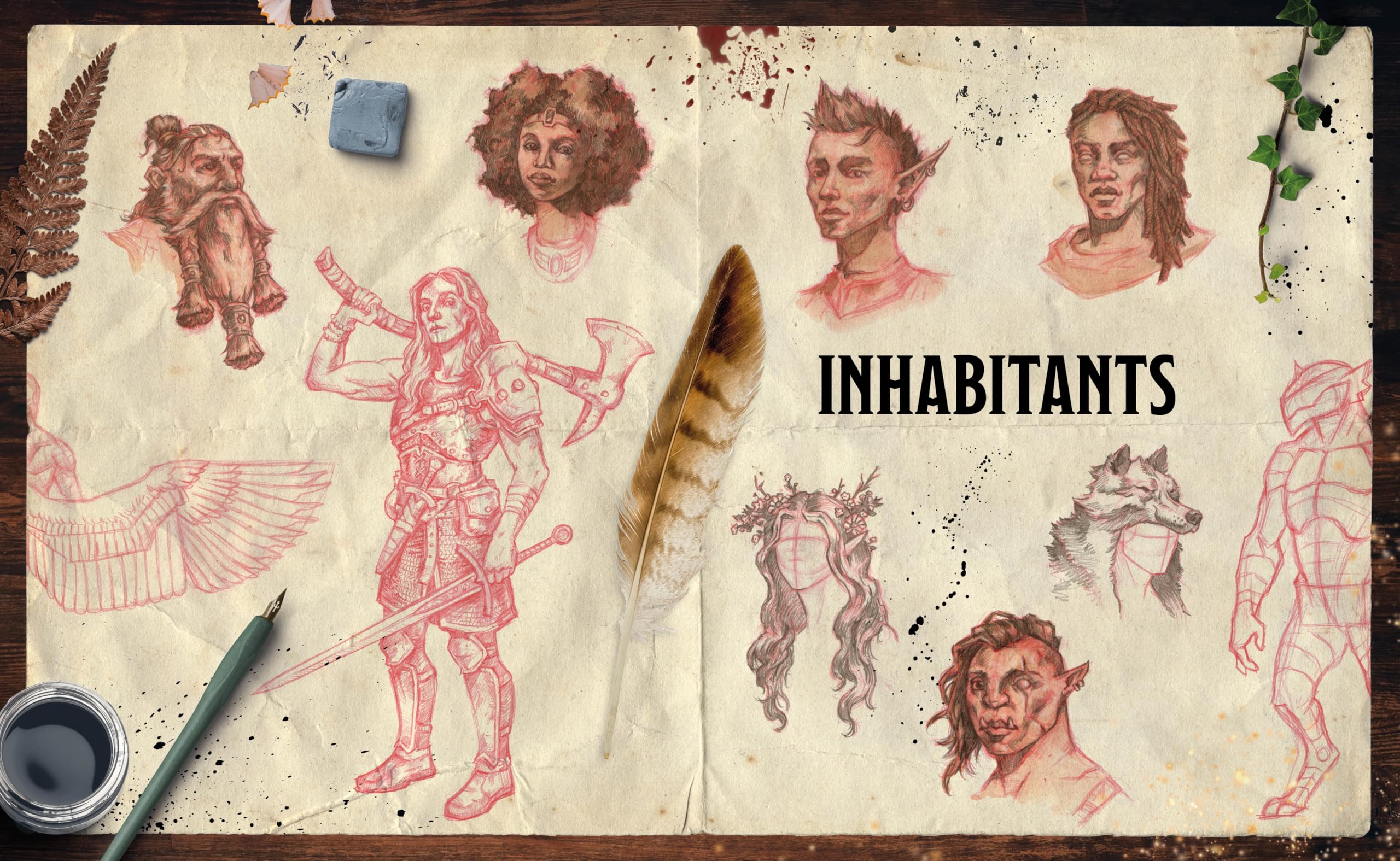 Dungeons & Dragons Artist's Journal : A Guided Sketchbook to Creating the Art of the World's Greatest Roleplaying Game
