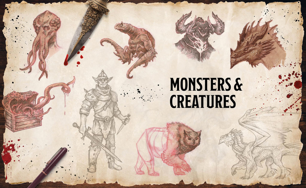 Dungeons & Dragons Artist's Journal : A Guided Sketchbook to Creating the Art of the World's Greatest Roleplaying Game
