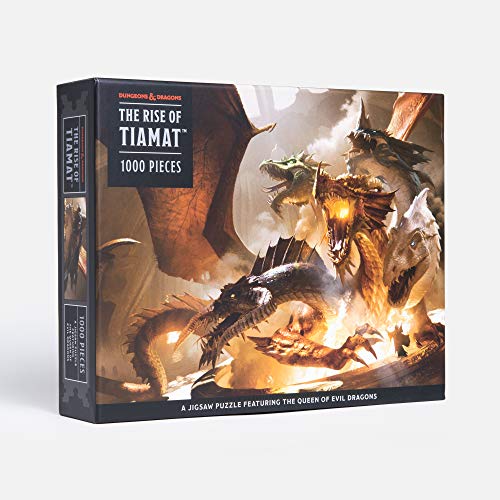 The Rise of Tiamat Dragon Puzzle : 1000-Piece Jigsaw Puzzle Featuring the Queen of Evil Dragons: Jigsaw Puzzles for Adults