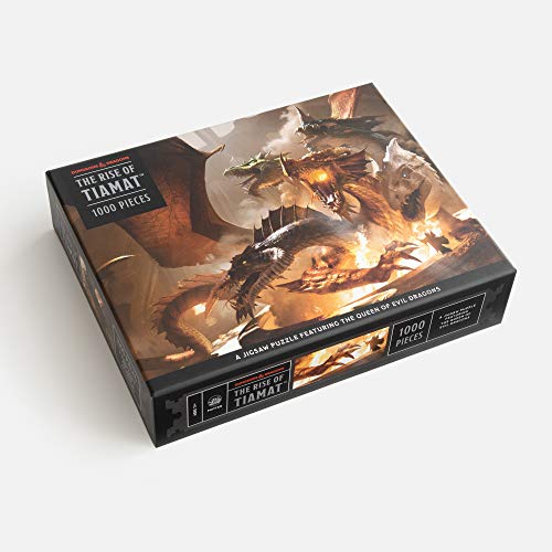 The Rise of Tiamat Dragon Puzzle : 1000-Piece Jigsaw Puzzle Featuring the Queen of Evil Dragons: Jigsaw Puzzles for Adults