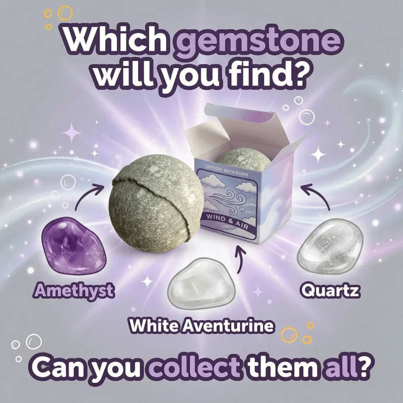 Elemental Crystal Bath Bomb - Air Bombs