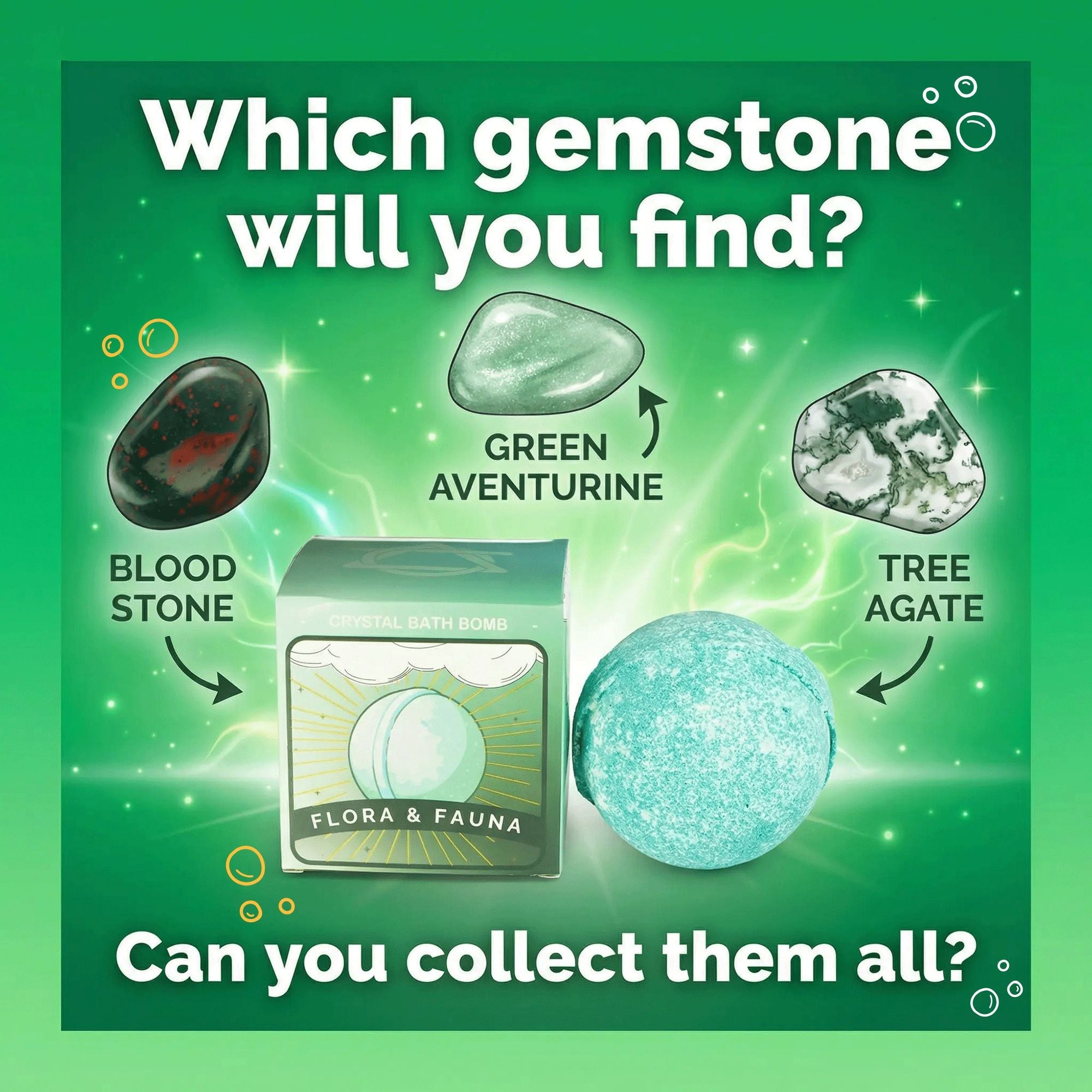 Elemental Crystal Bath Bomb - Earth Bombs