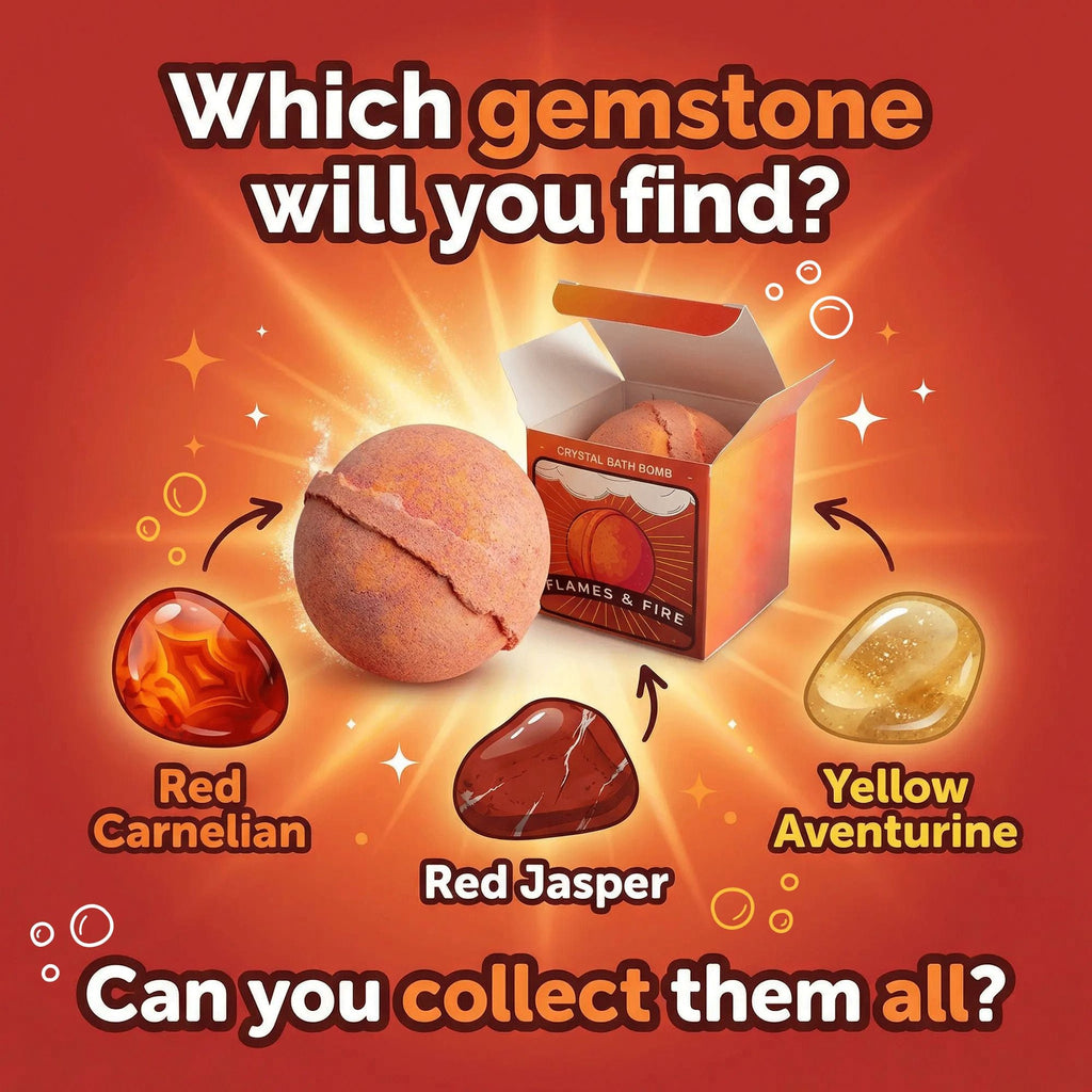 Elemental Crystal Bath Bomb - Fire Bombs