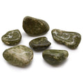 Large African Tumble Stones - Epidote Snowflake From Witch, Please!