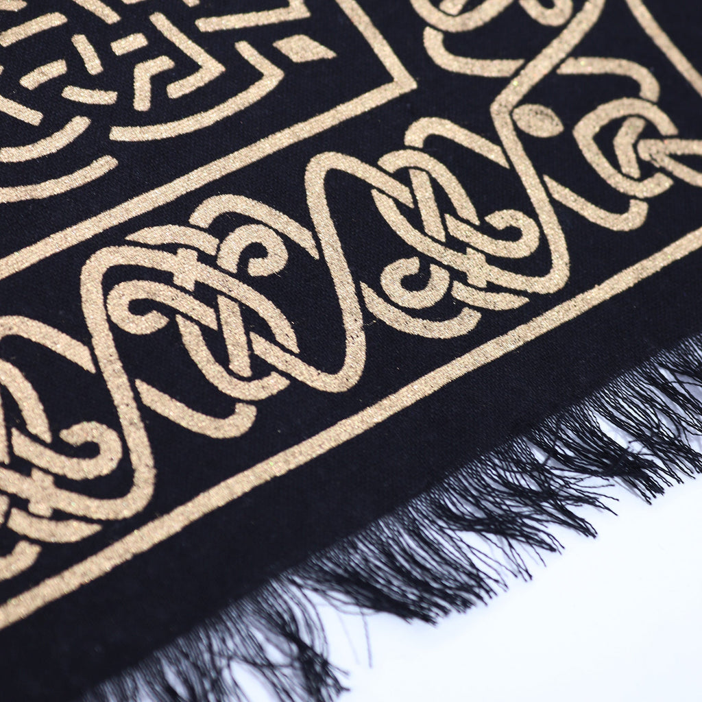 Esoteric Fringed Altar Cloth - Chakra Chart From Witch, Please!