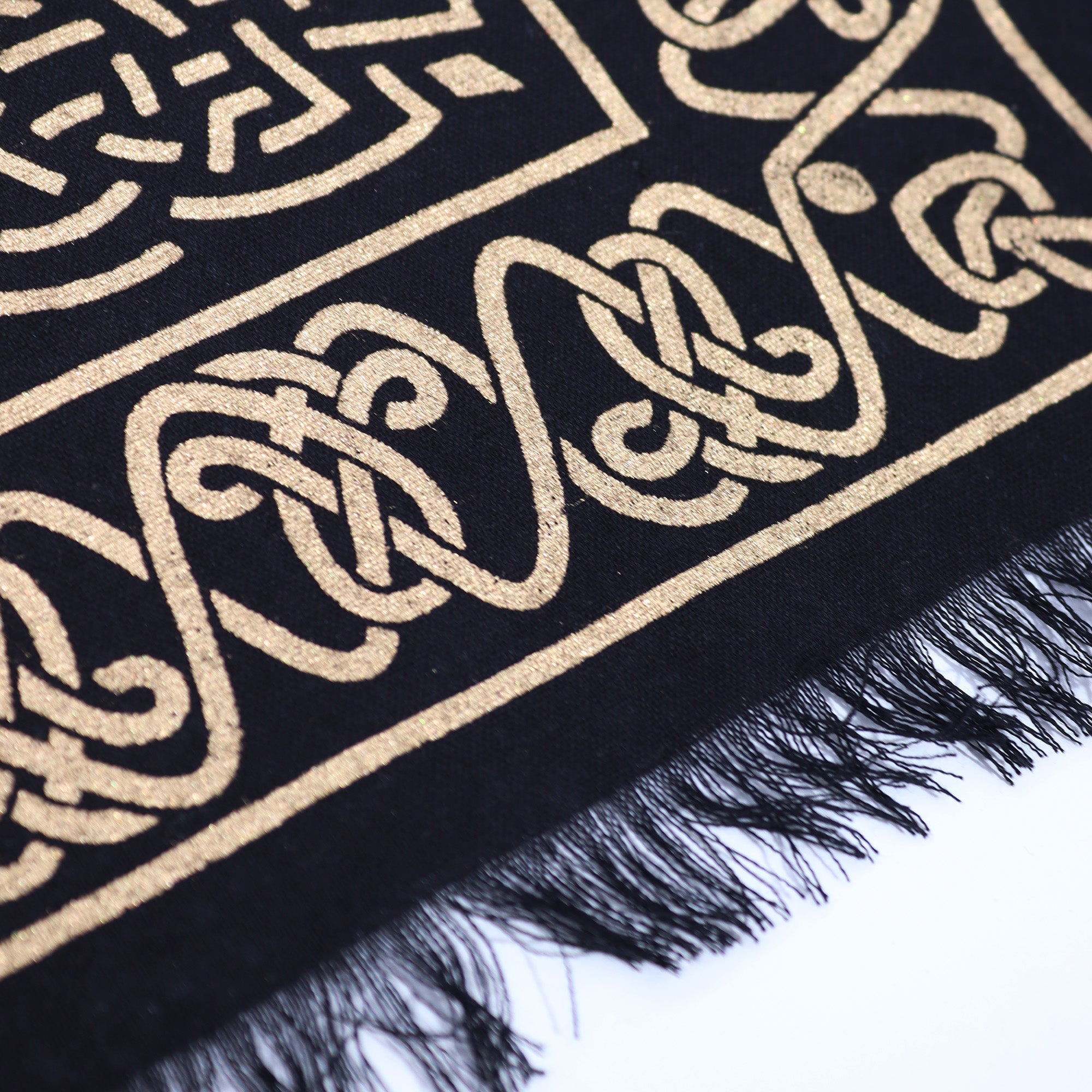 Esoteric Fringed Altar Cloth - Chakra Chart From Witch, Please!