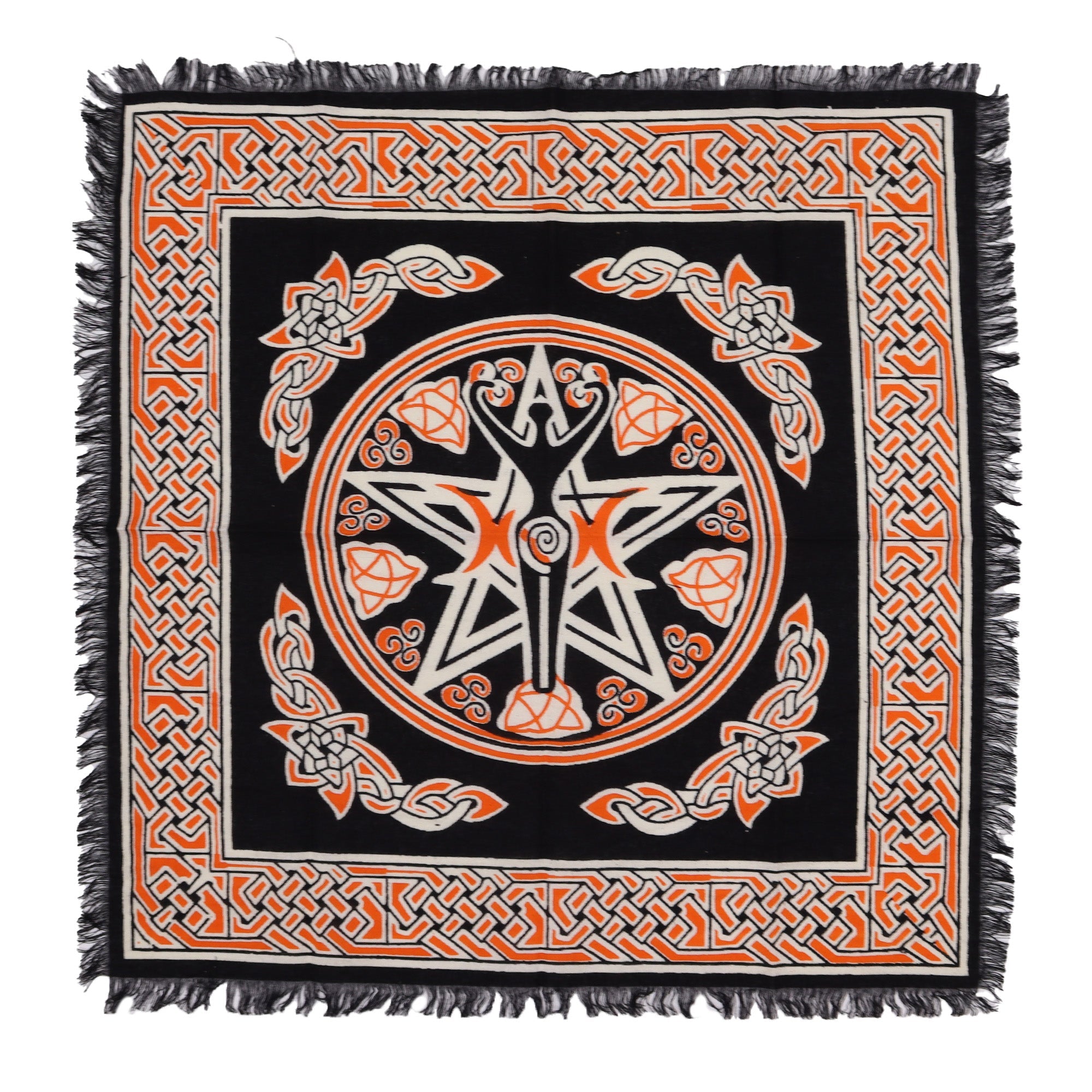 Esoteric Fringed Altar Cloth -  Earth Mother From Witch, Please!