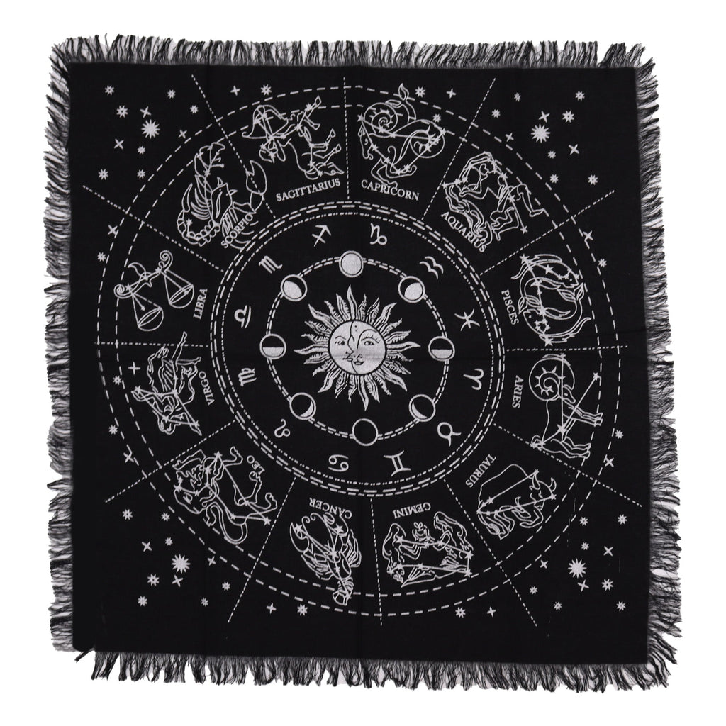 Esoteric Fringed Altar Cloth - Horoscope From Witch, Please!