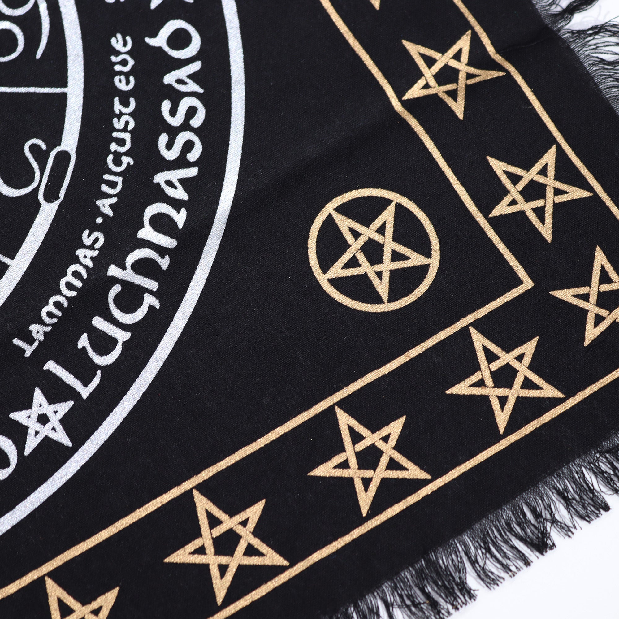 Esoteric Fringed Altar Cloth -  Life Death Rebirth From Witch, Please!