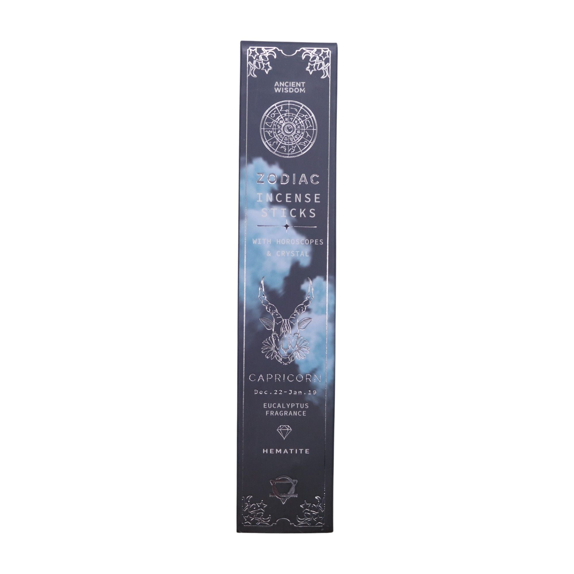 Eucalyptus Zodiac Gemstone Crystal Incense - Capricorn Scents