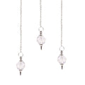 Facted Gemstone Pendulum - Rock Quartz From Witch, Please!