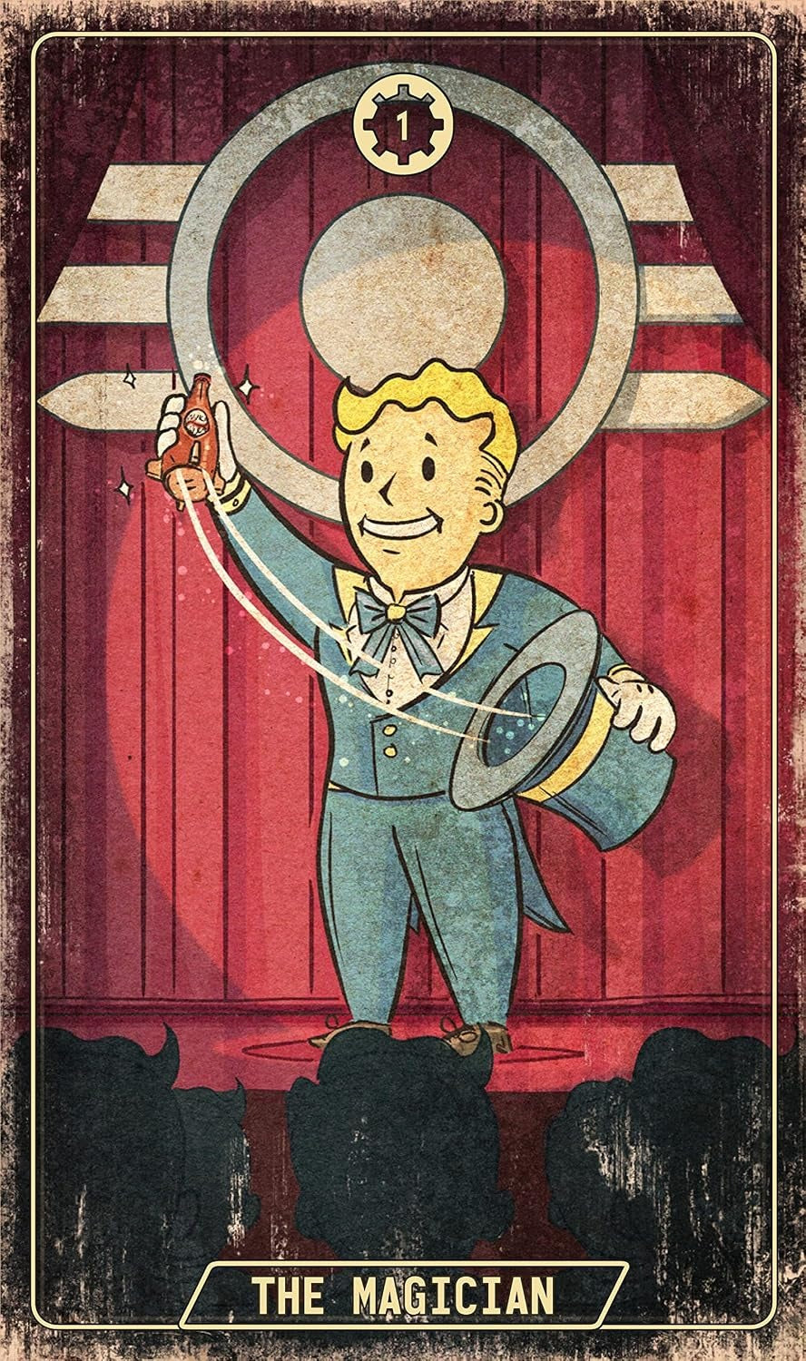 Fallout: The Official Tarot Deck and Guidebook Novelty book Cards