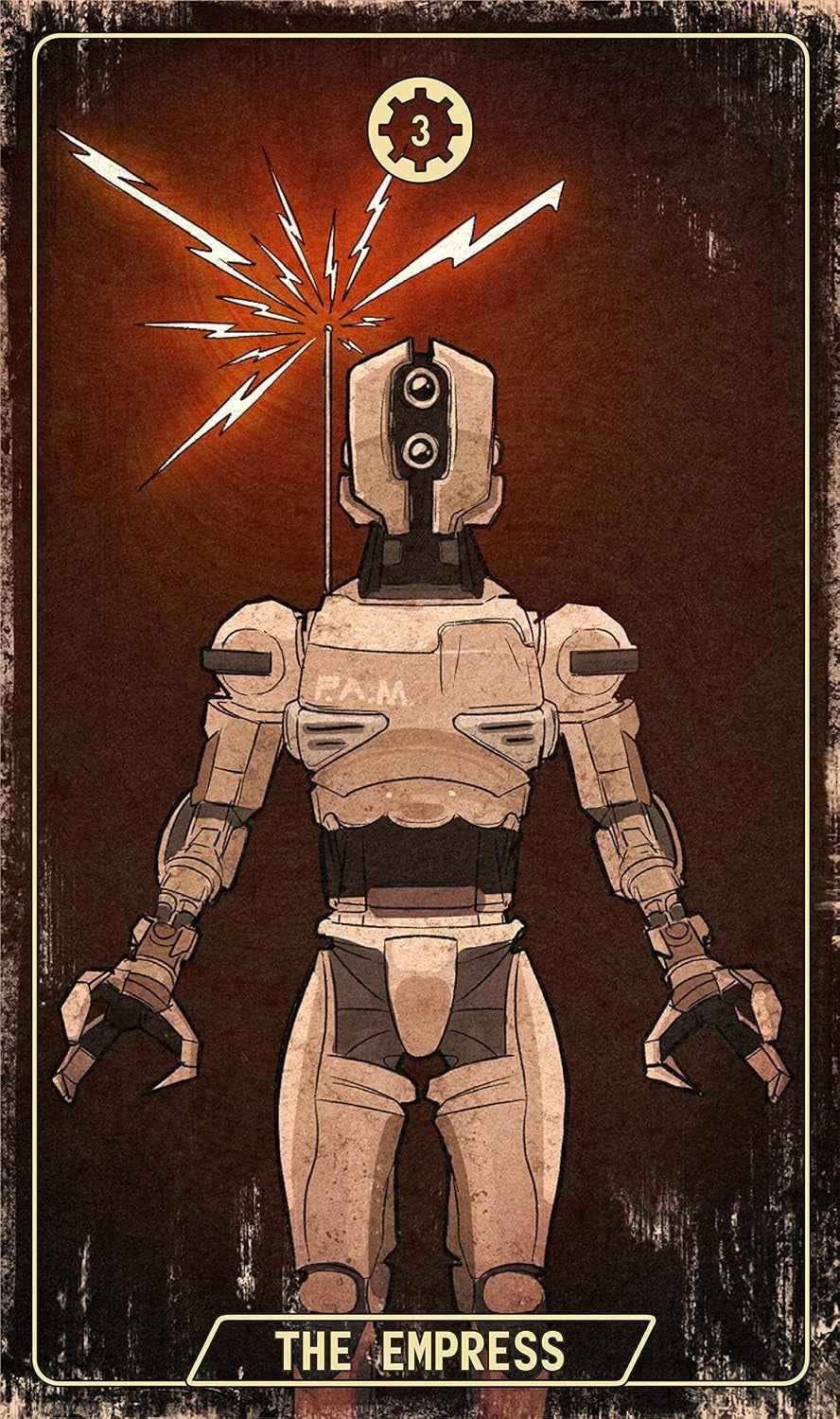 Fallout: The Official Tarot Deck and Guidebook Novelty book Cards