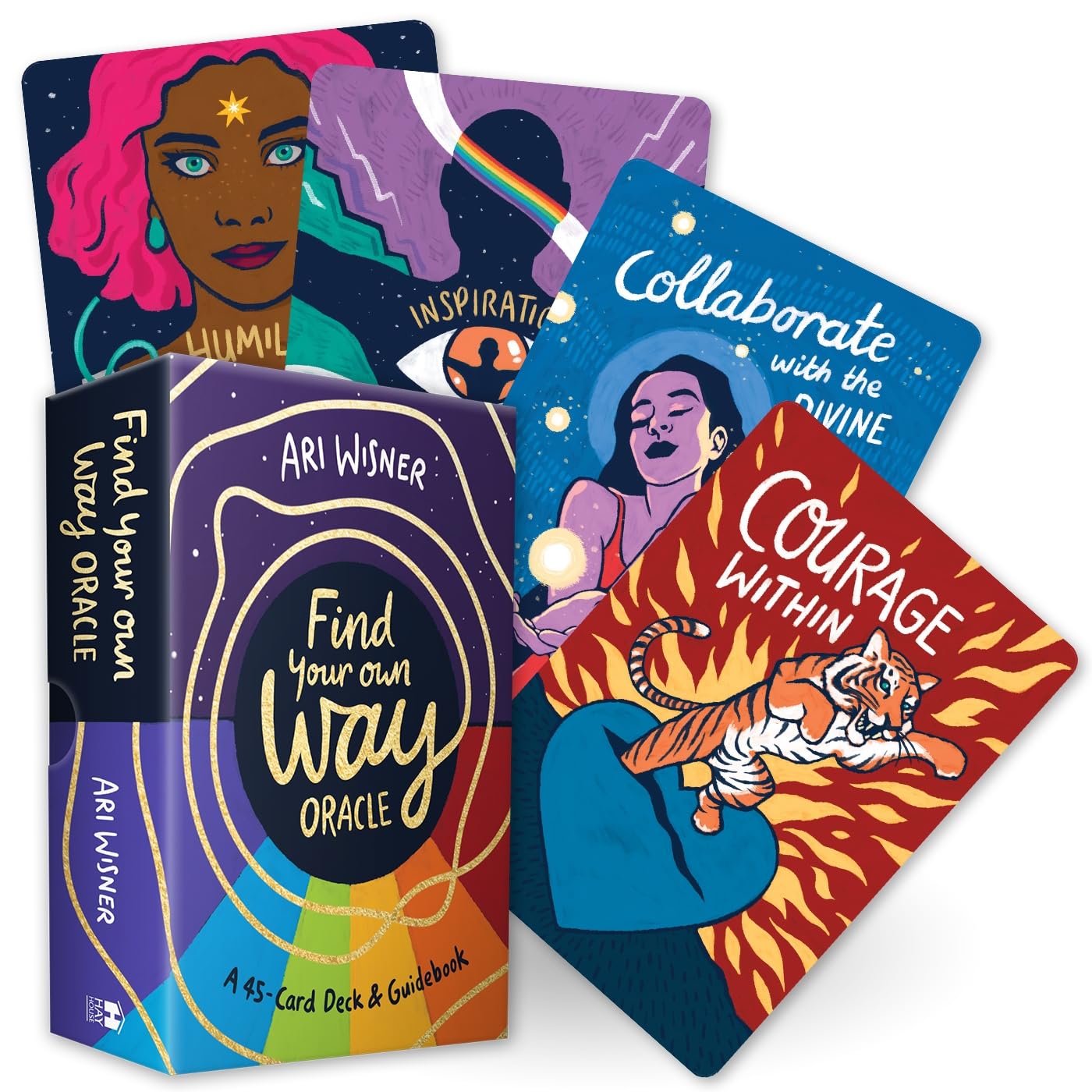 Find Your Own Way Oracle: A 45-Card Deck and Guidebook Cards