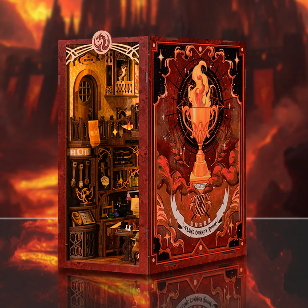Flame Common Room Book Nook Game