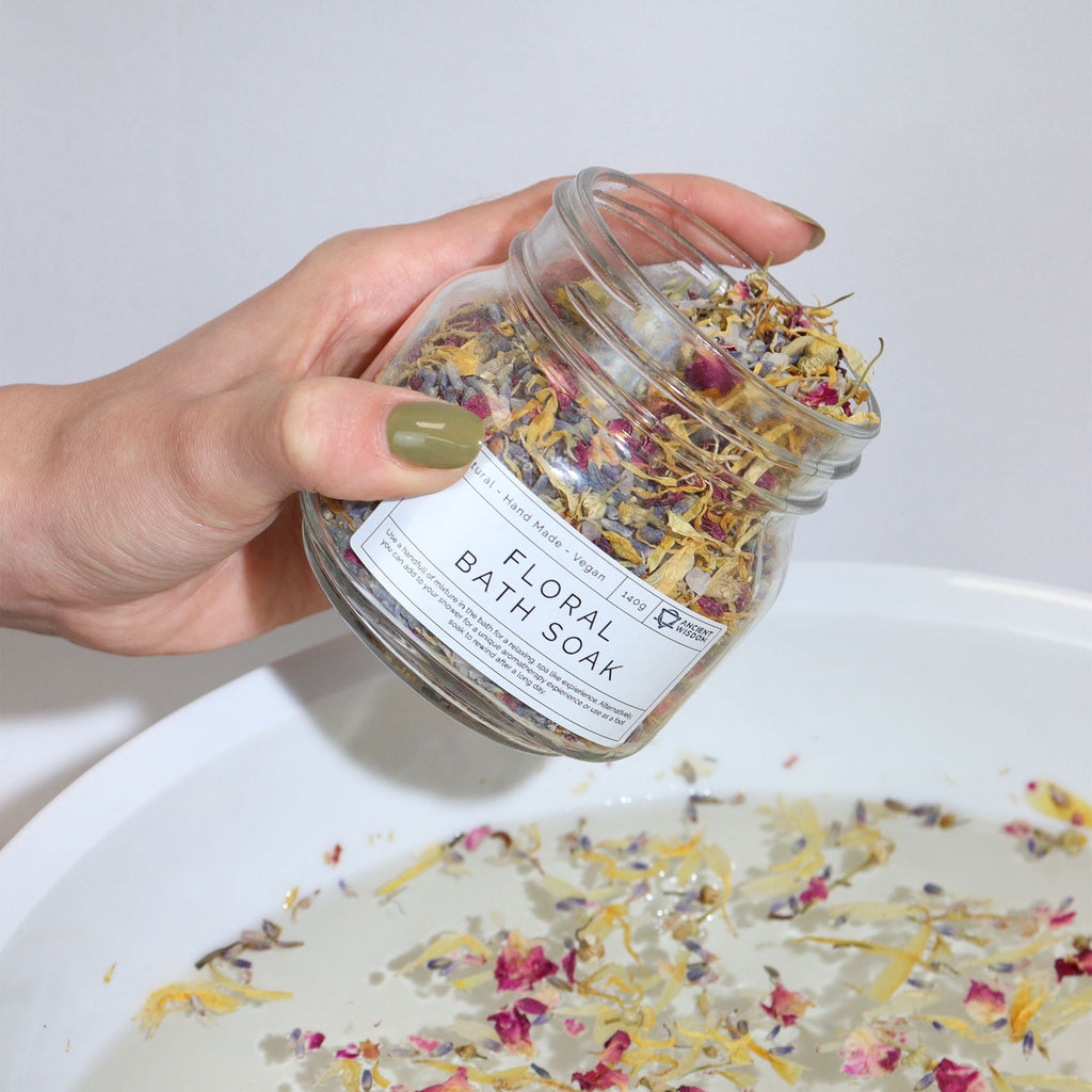 Floral Bath Soak - Natural - 140g - Floral Bath Soak & Facial Steam Blend