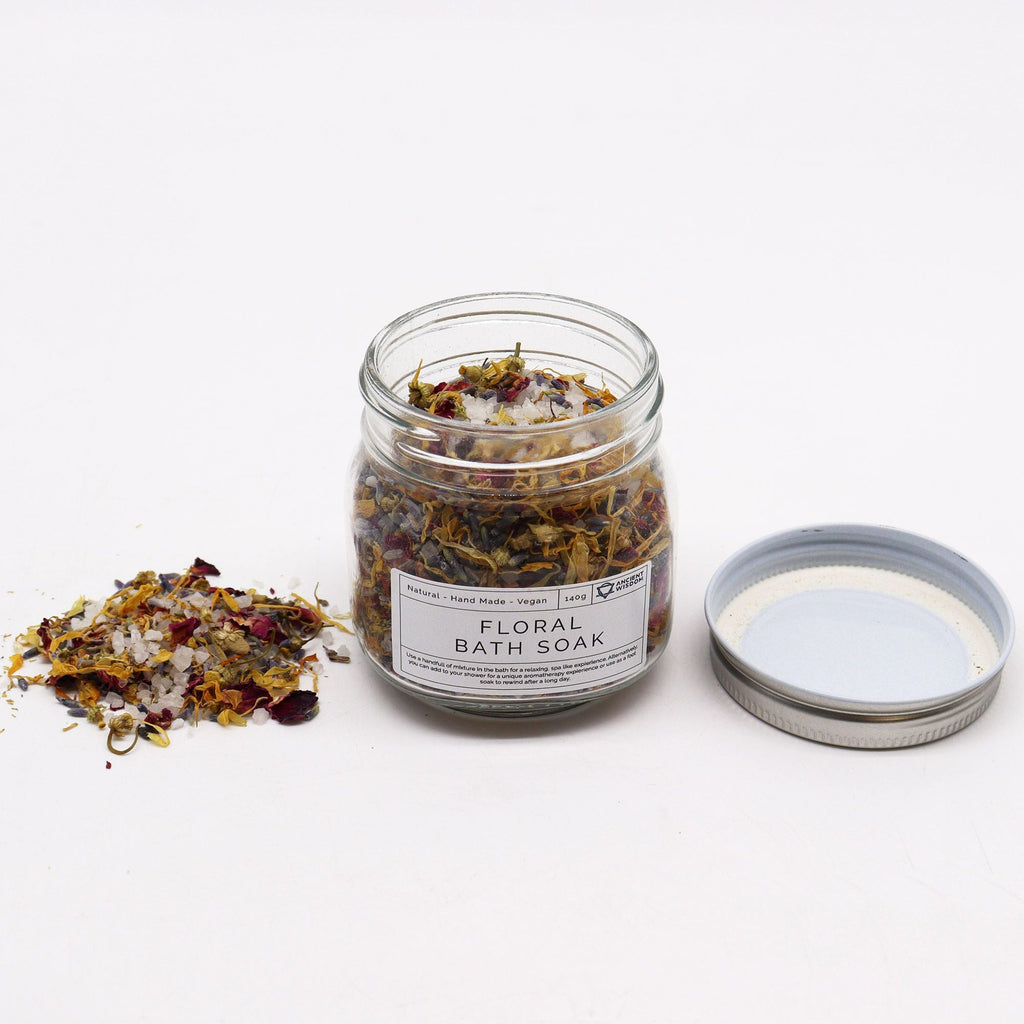 Floral Bath Soak - Natural - 140g - Floral Bath Soak & Facial Steam Blend