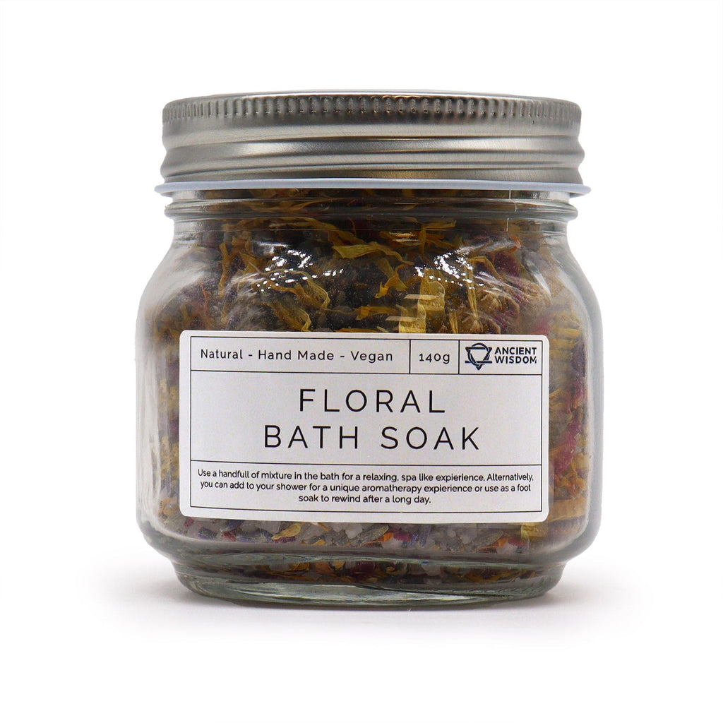 Floral Bath Soak - Natural - 140g - Floral Bath Soak & Facial Steam Blend