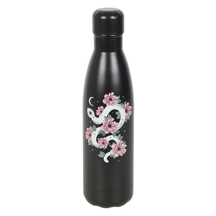 Floral Snake Metal Water Bottle From Witch, Please!