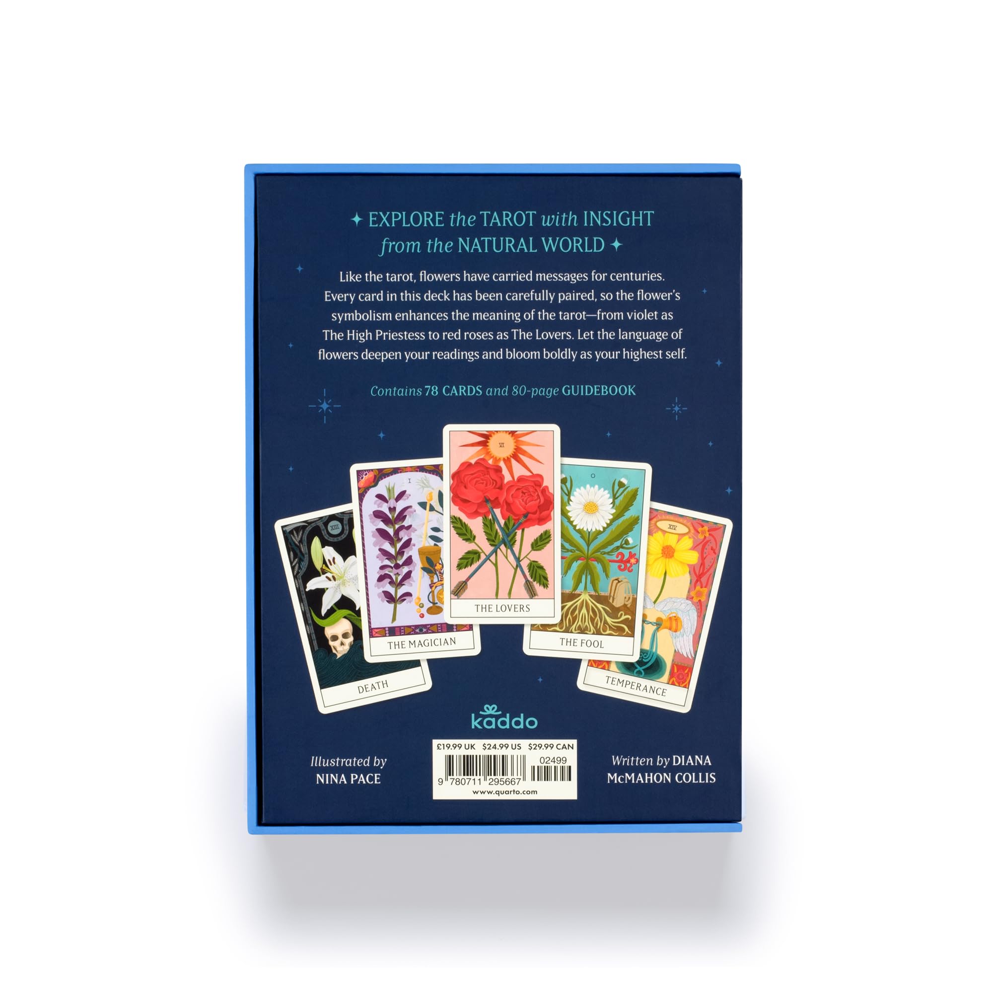 Floral Tarot: Access the Wisdom of Flowers: 78-Card Deck and Guidebook Cards Tarot