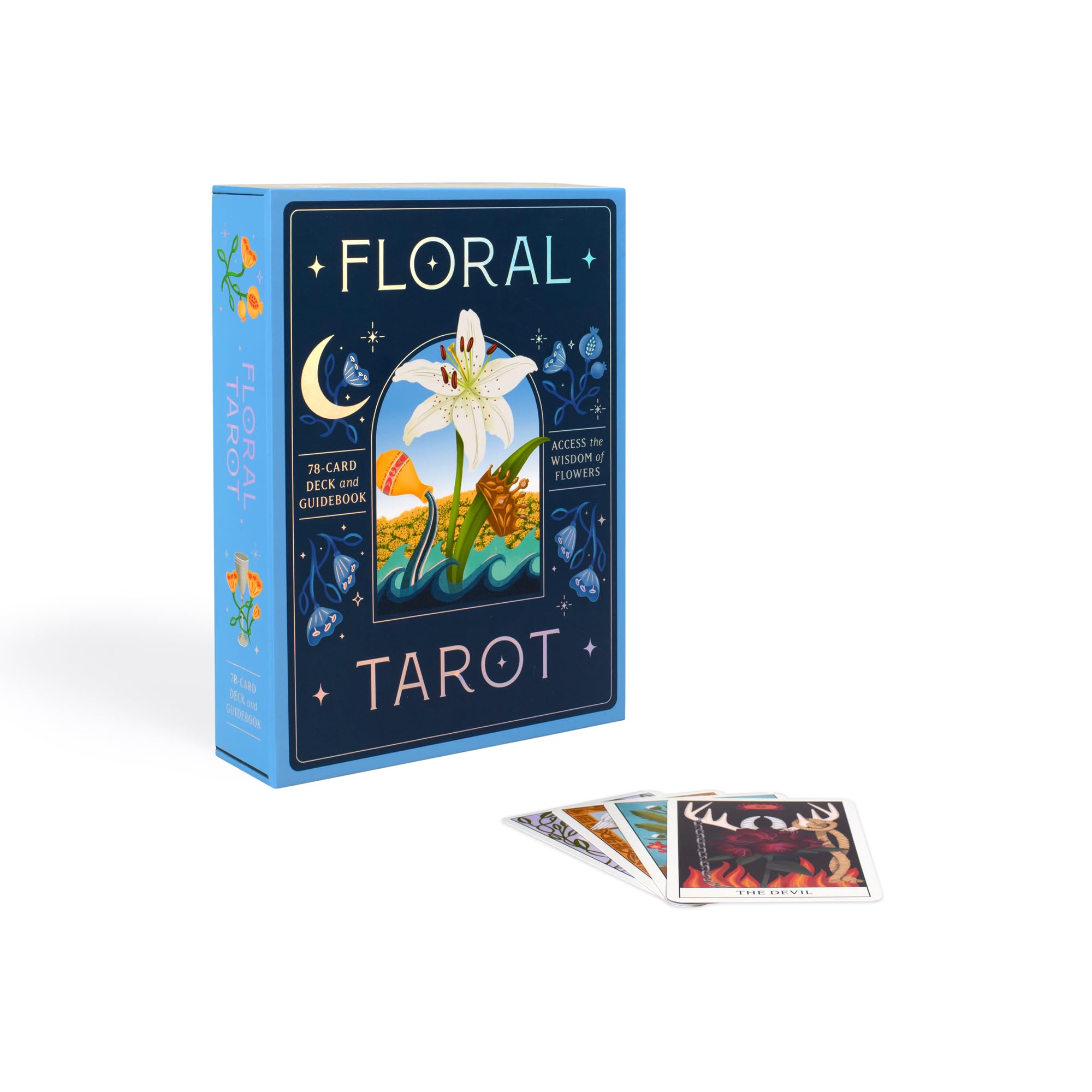 Floral Tarot: Access the Wisdom of Flowers: 78-Card Deck and Guidebook Cards Tarot