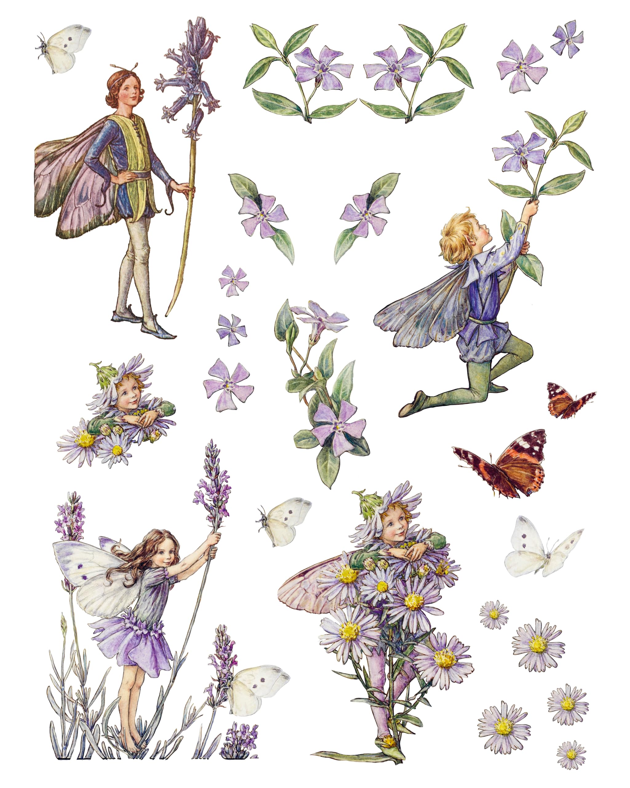 Flower Fairies to Cut out and Collage : Over 500 Timeless Illustrations to Inspire Creativity