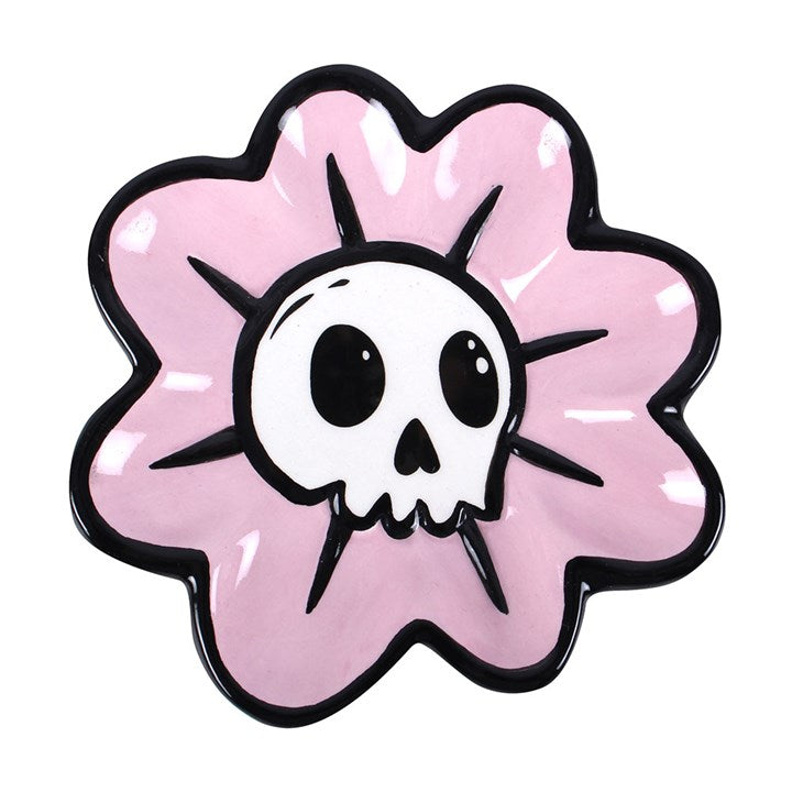 Flower Skull Trinket Dish