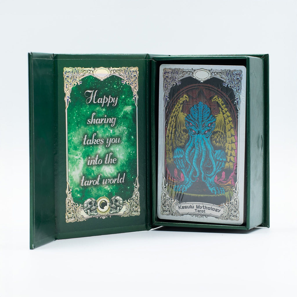 Foil Tarot Card Set - Kesulu Mythology - with booklet Cards & Reading Cloths