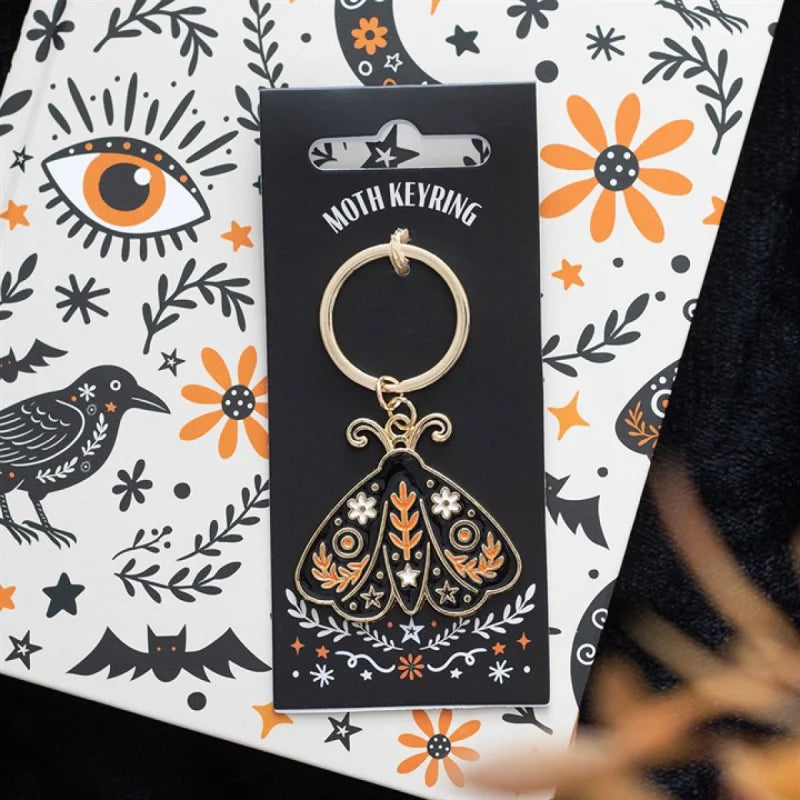 Folk Moth Keyring