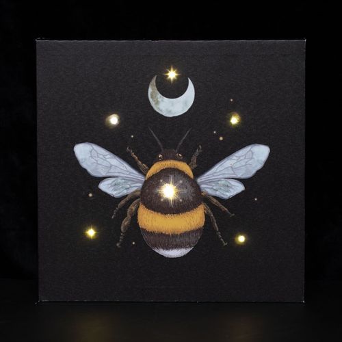 Forest Bee Light Up Canvas Plaque From Witch, Please!