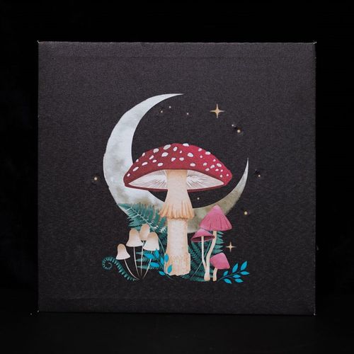 Forest Mushroom Light Up Canvas Plaque From Witch, Please!